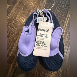Purple and Black Kids Water Shoes